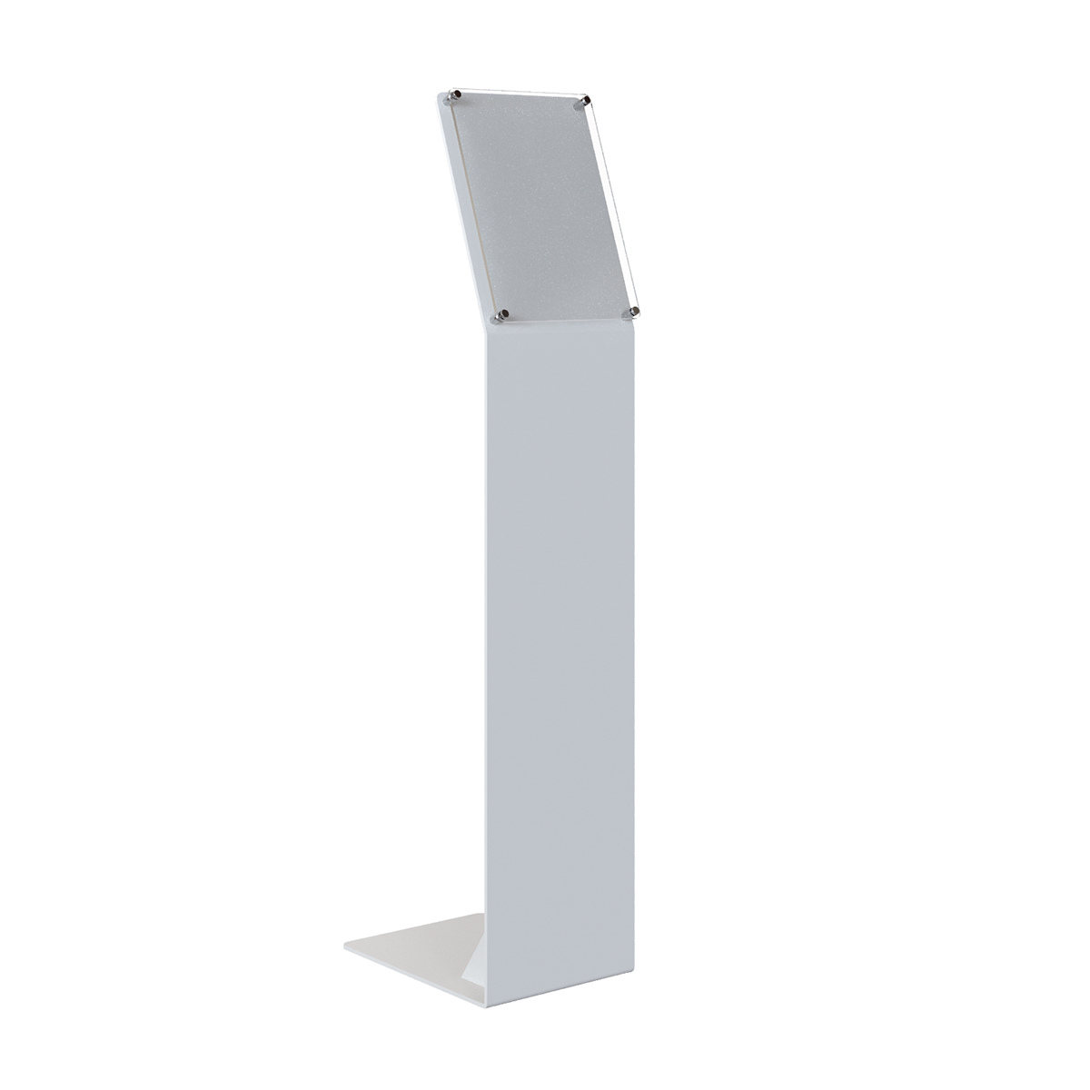 Стойка информационная А4 White